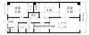 ドムール樋ノ池【3階】の間取り