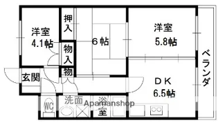 グリーンエクセル梅ノ木【3階】の間取り