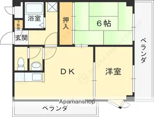 プルミエール塚口【2階】の間取り