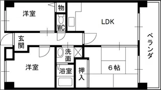 ファミールメゾン【105号室】の間取り