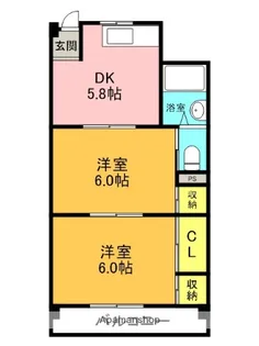 リアライズ猪名寺【A402号室】の間取り