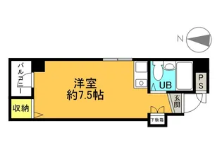リーフエイジ園田【3階】の間取り