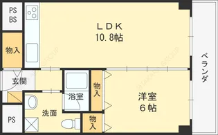 菟原ビル【5階】の間取り