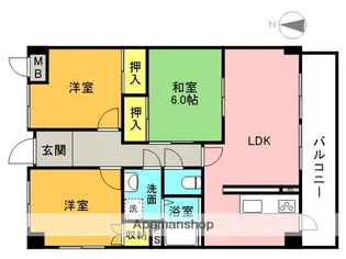 プライムステージ【4階】の間取り