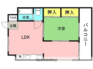 グリーンホーム【2階】の間取り