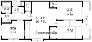 兵庫県西宮市中前田町【マンション】の間取り