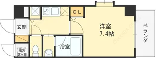 ラフォルテ南塚口【3階】の間取り