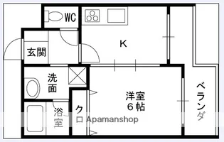 サウスサイド武庫之荘【3階】の間取り