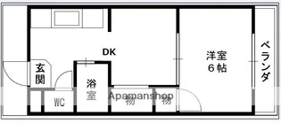 聖和ハイツ高宮【205号室】の間取り