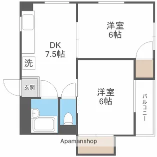 グリーンハイツ伊丹【2階】の間取り