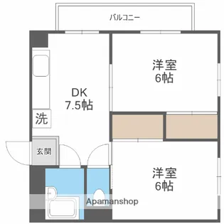 グリーンハイツ伊丹【3階】の間取り