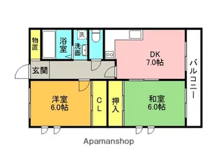 エスポワールコナカビル【4階】の間取り