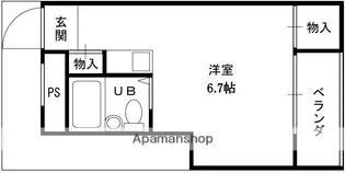 エーワン塚口【3階】の間取り