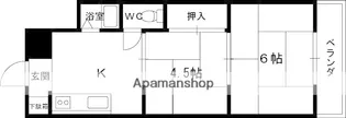飛鳥グランドパレス【335号室】の間取り