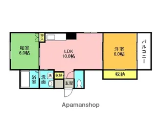 アダチイエム【3階】の間取り