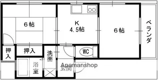 中井マンション【3階】の間取り