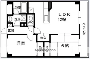 ひよどり【5階】の間取り