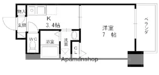 アーデン塚口【2階】の間取り