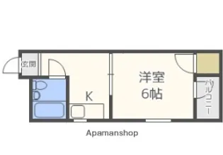 ロイヤルコート東園田【2階】の間取り