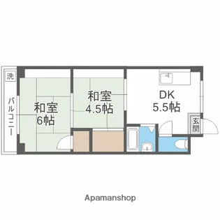 シャルム南台Ⅱ【303号室】の間取り
