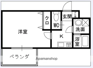 シエテ南塚口【2階】の間取り
