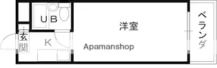 西北チェリーマンション【2階】の間取り