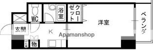 兵庫県西宮市松籟荘【マンション】の間取り