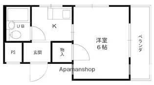 プログレス香枦園【3階】の間取り