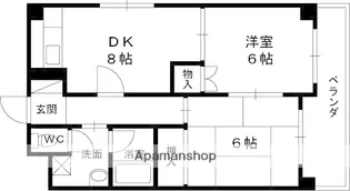 フリーデ立花【203号室】の間取り