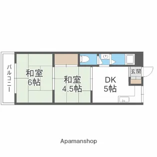 グリーンハイツ【4階】の間取り