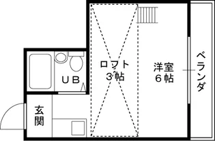 プチグレイス塚口壱番館【205号室】の間取り