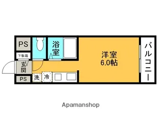サリュー塚口【510号室】の間取り