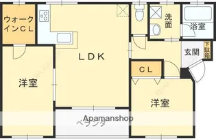 LA・BRISE NISHINOMIYA【2階】の間取り