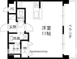 ラ・トリニテ・カルム【1階】の間取り