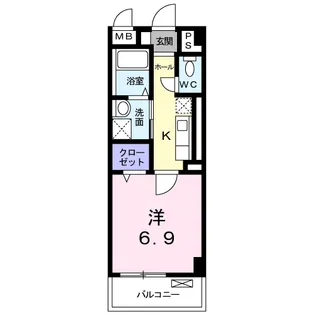 ラッフィナート フィオーレ【2階】の間取り