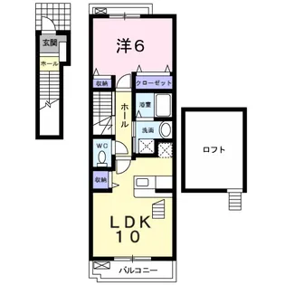ファースト アベニュー【2階】の間取り
