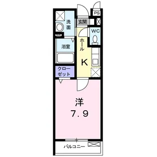 メゾンオーブ【2階】の間取り