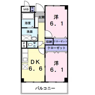 フォーチュン【3階】の間取り