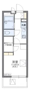 レオパレスMOTOHAMA【3階】の間取り