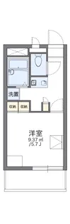 レオパレス武庫川B【1階】の間取り