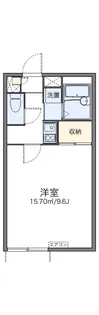 レオパレスポアロ【1階】の間取り