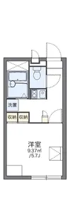 レオパレスH&K【104号室】の間取り