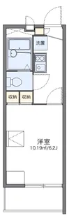 レオパレスパレス猪名寺Ⅲ【1階】の間取り