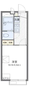 レオパレスハグレートマツ?【2階】の間取り