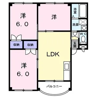 マノワール【1階】の間取り