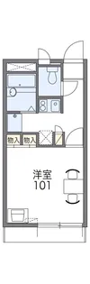レオパレスZUCCA【2階】の間取り