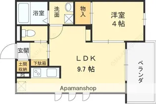 兵庫県西宮市深津町【マンション】の間取り