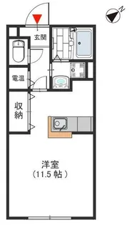 パークサイド・マ・メゾン Ⅱ【103号室号室】の間取り