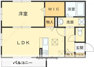 MAISONVERTE INANO【205号室】の間取り