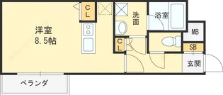 エルスタンザ塚口本町【2階】の間取り